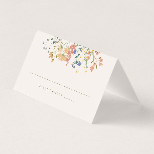 Fleur sauvage d'été Boho Mariage (Back)