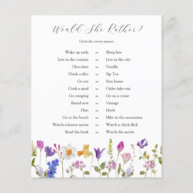 Fleur sauvage En Pleine Croissance Voudrait-Elle P (Devant)