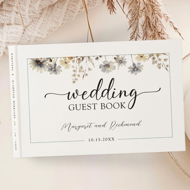 Fleur sauvage en terre cuite Floral Mariage livre  (Créateur téléchargé)