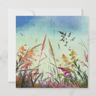 Fleur sauvage Et Étoiles