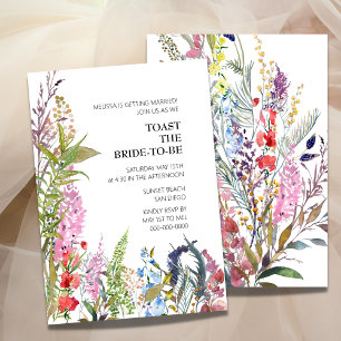 Fleur sauvage Fleurs nuptiales Invitation à la dou