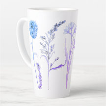Fleur sauvage Floral Mug : Botanique Coffee Cup