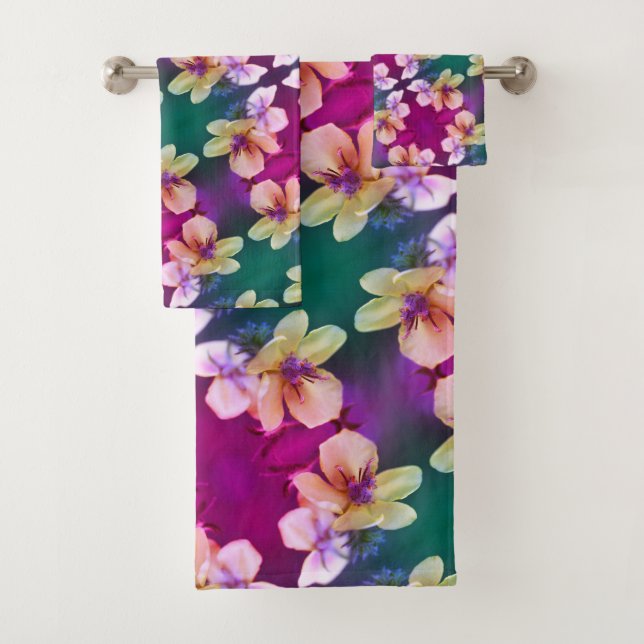 Fleur sauvage jaune délicat Motif d'art Abstrait (En situation)