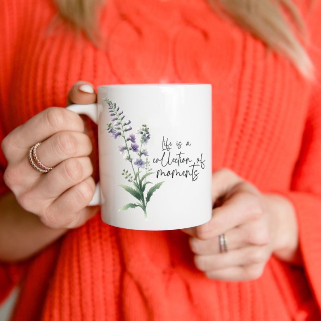 Fleur sauvage Larkspur Coffee Mug (Créateur téléchargé)