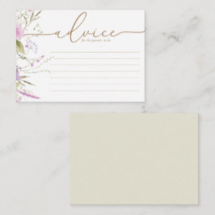 Fleur sauvage Meadow Carte Baby shower