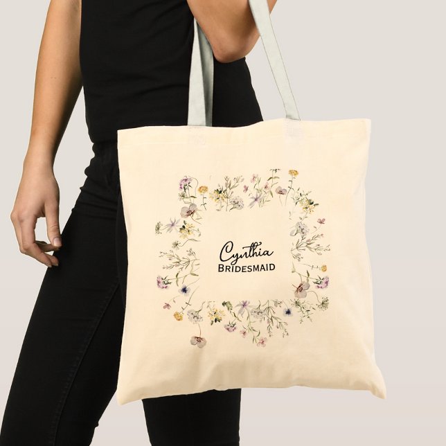 Fleur sauvage Personnaliser le Sac fourre-tout Bri (Créateur téléchargé)