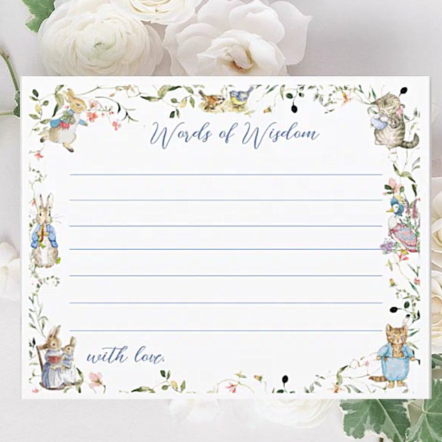 Fleur sauvage Peter le lapin Paroles de sagesse Co (Créateur téléchargé)