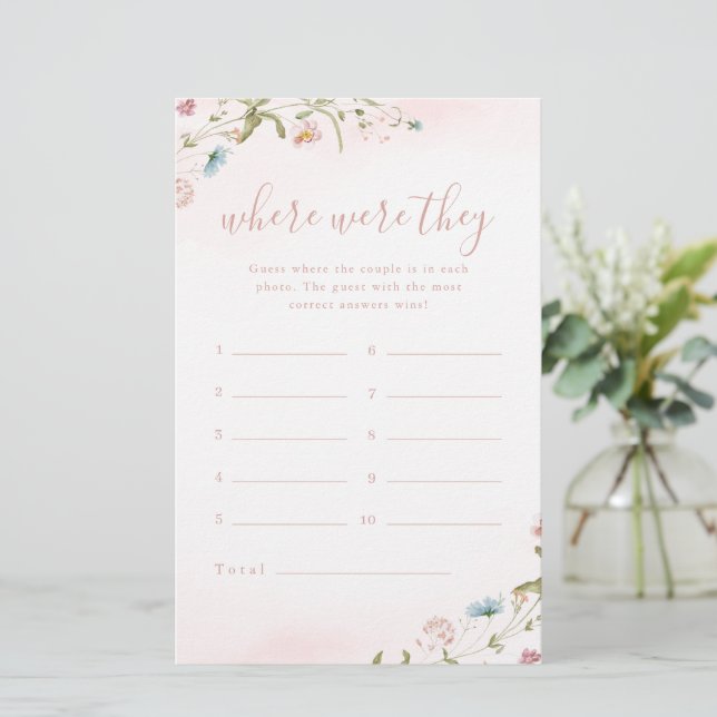 Fleur sauvage rose où étaient-ils la nuptiale douc (Debout devant)