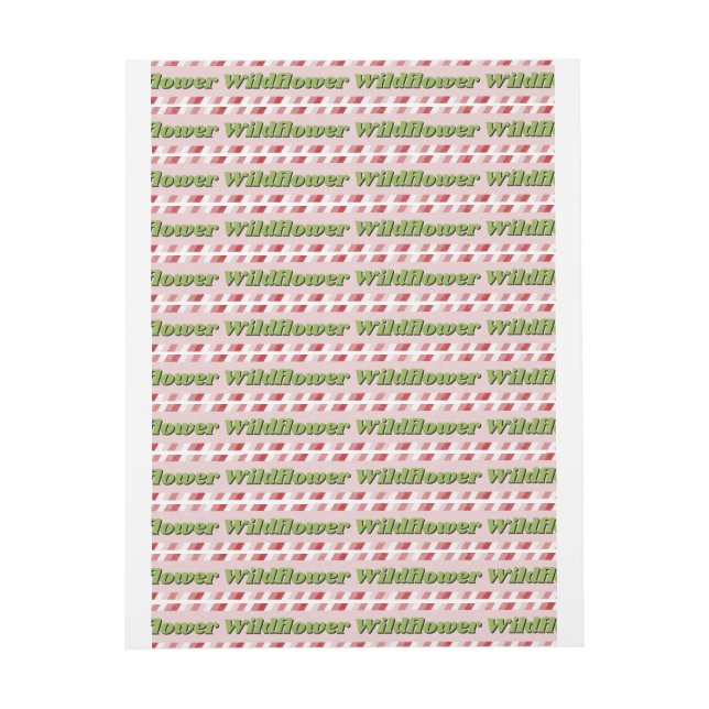 Fleur sauvage Tamper-Proof Honey Jar Lid Étiquette (Feuille)