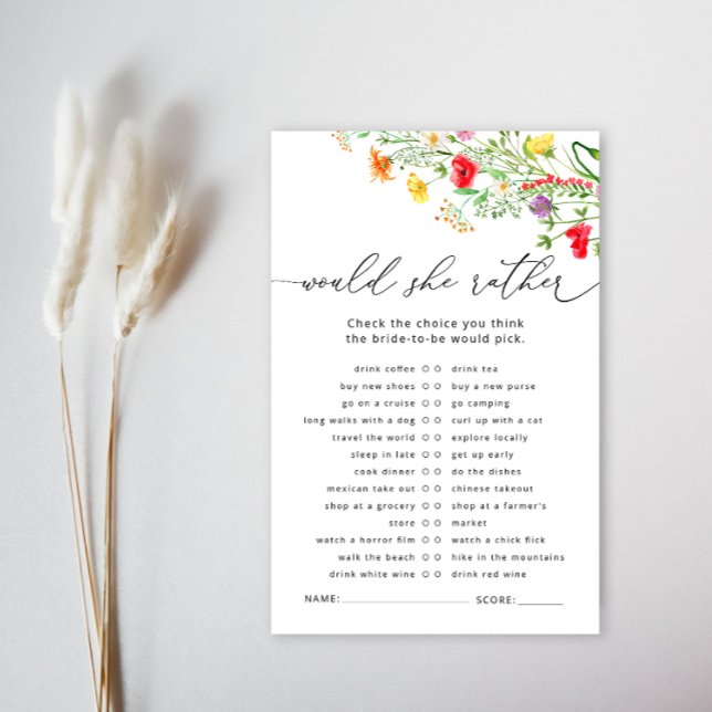Fleur sauvage Voudrait-elle plutôt nuptiale douche (Créateur téléchargé)