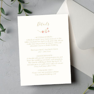 Fleur sauvage Whimsical & Mariage ivoire Détails