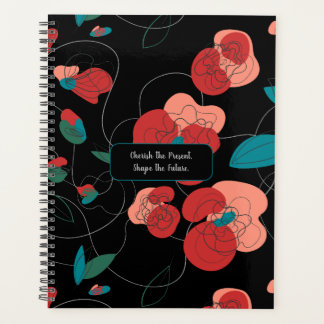 Fleur sauvage Wonderland | motif de fleurs stylisé