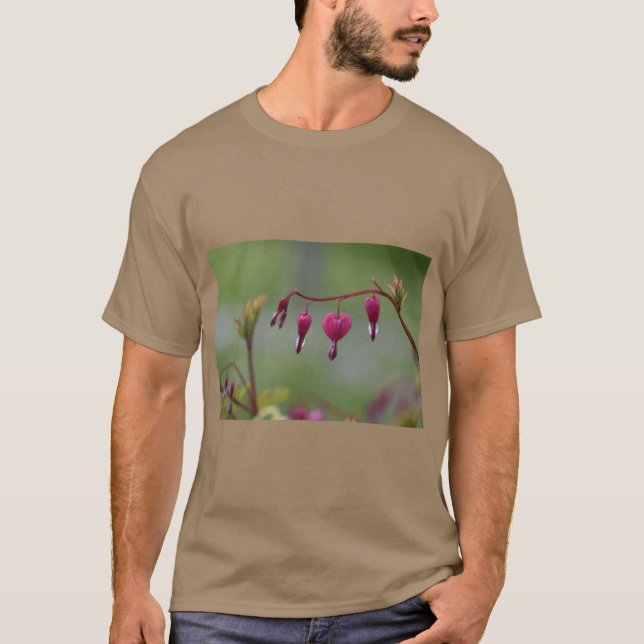 Fleur - T-Shirt Fleur Élégante (Devant)