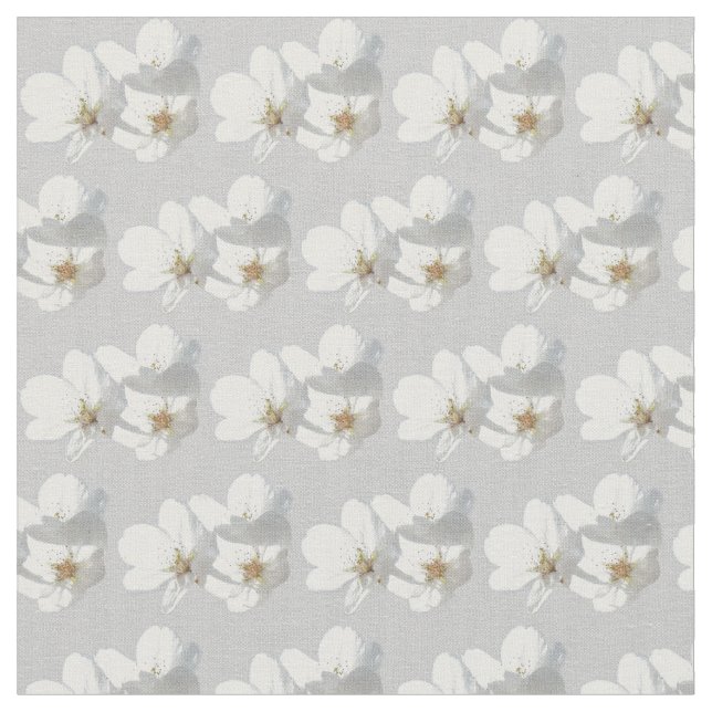 Fleur tissu Fleur Blanc Fleur tissu Coton ou Poly (Fermer)