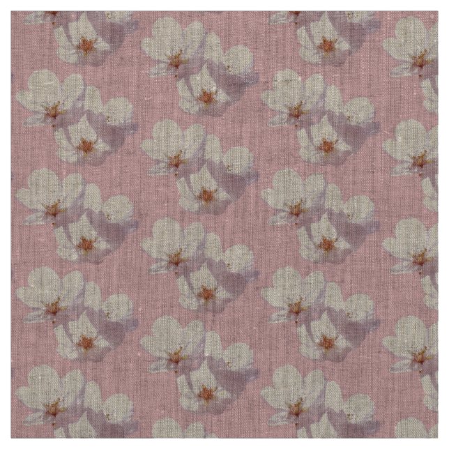 Fleur tissu Fleur rose Fleur tissu Coton ou Poly (Échantillon)