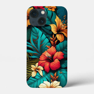 Fleur tropicale hawaïenne coque iphone exotique