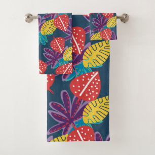 Fleur tropicale moderne multicolore exotique