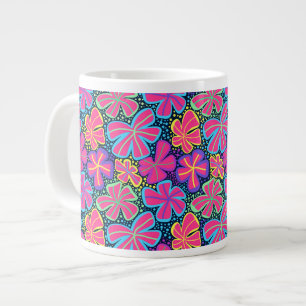 Fleur vive 🌸 tasse de café de spécialité