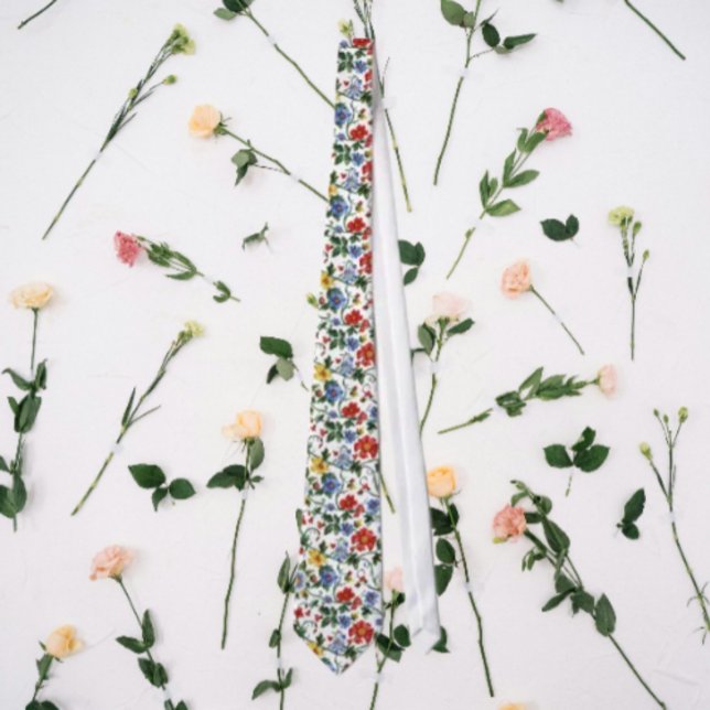 Fleurir avec audace – cravate à motif floral (Créateur téléchargé)