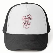 Fleurir avec grâce – Casquette de camionneur Nouve