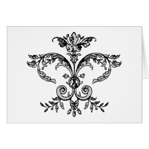 Fleurish de fantaisie BW