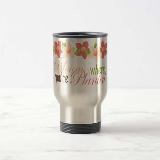 Fleurissez où vous êtes tasse plantée de fleur (Centre)