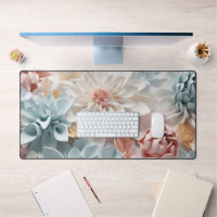 Fleurs 3D Pastel 3D tendance chic et douce