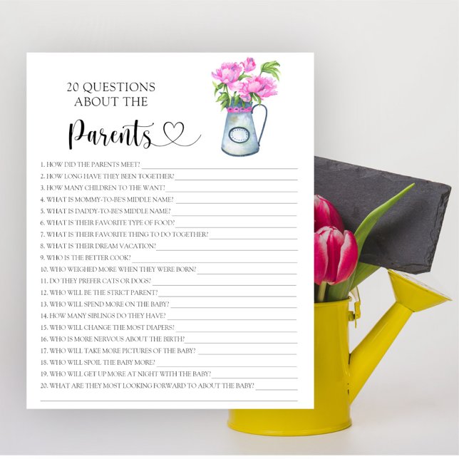 Fleurs à l'aquarelle - jeux sur les parents (Créateur téléchargé)