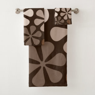 Fleurs Abstraites Browns & Creams