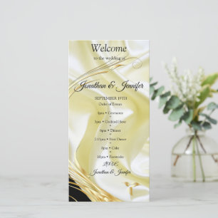 Fleurs Abstraites d'argent ou d'or sur - Silk & Ar