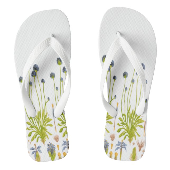 Fleurs Abstraites tongs femmes (Semelle)