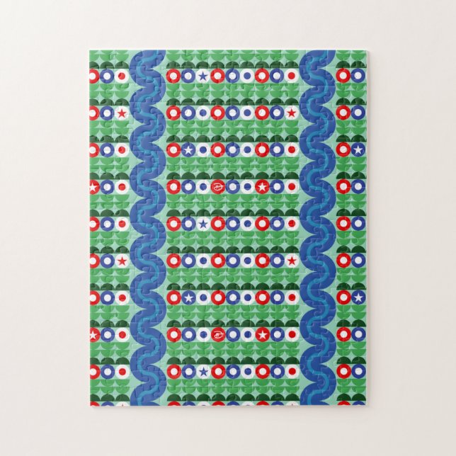 Fleurs Americana - Puzzle (Vertical)