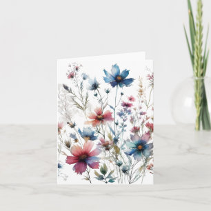 Fleurs Aquarelle à l'Encre Alcoolique Vierges