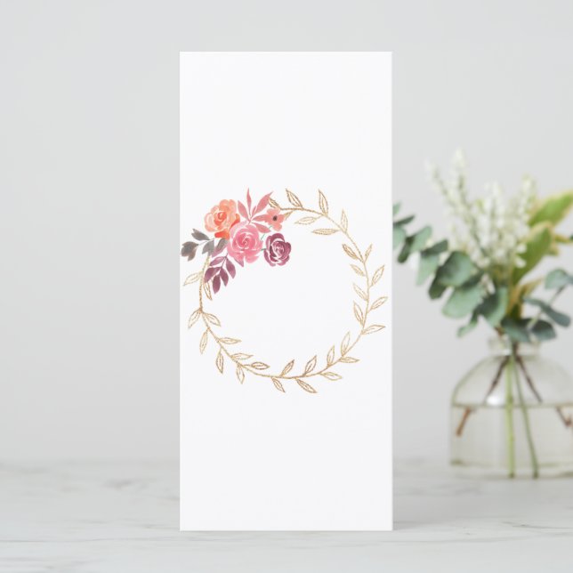 Fleurs Aquarelle Cadre Fleurs Aquarelle (Debout devant)