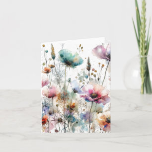 Fleurs Aquarelle Encre Alcool Vierges