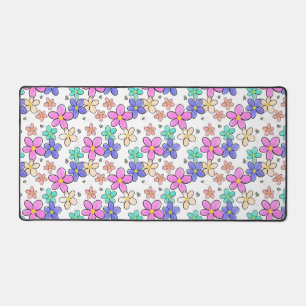 fleurs arc-en-ciel colorées lumineuses abeilles bo
