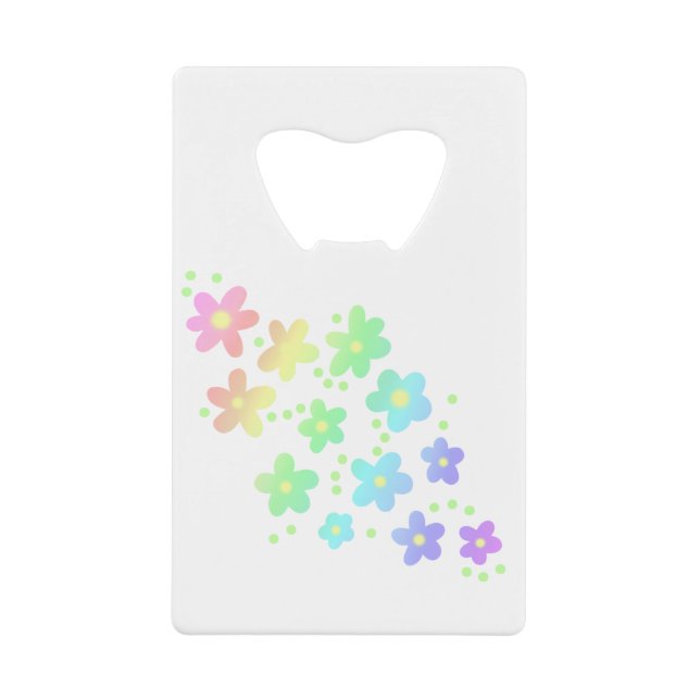 Fleurs arc-en-ciel Pastel Whimsical (Devant)
