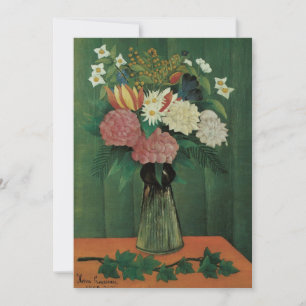 Fleurs avec du lierre par Henri Rousseau, Floral V
