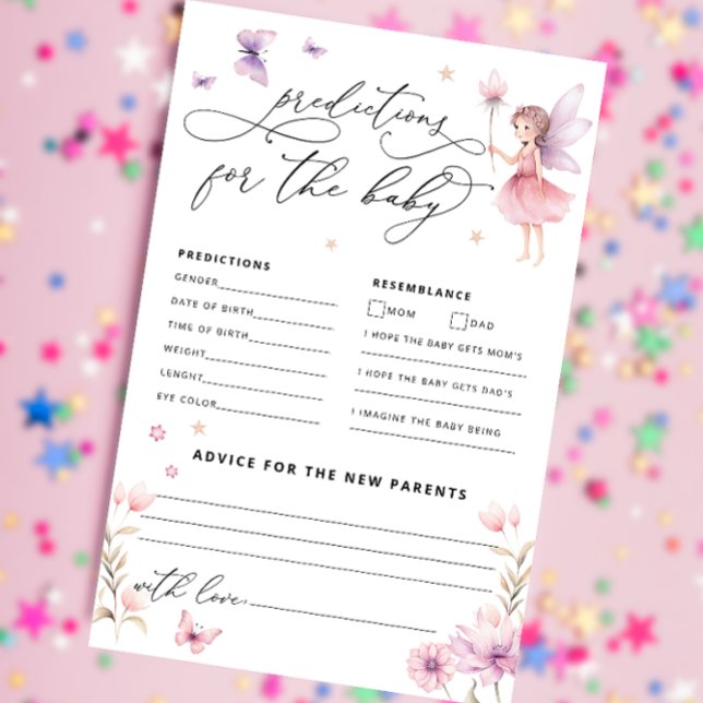 Fleurs Baby showers de fées Prédictions et conseil (Créateur téléchargé)