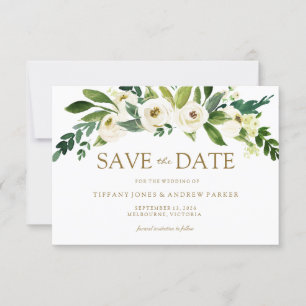 Fleurs Blanches en Fleurs Invitation pour Sauvegar