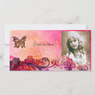 FLEURS BLANCHES rouge vif, violet rose