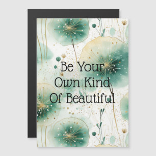 Fleurs blanches vertes