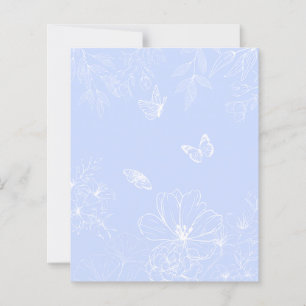 Fleurs bleu clair Motif, Floral, Minimaliste