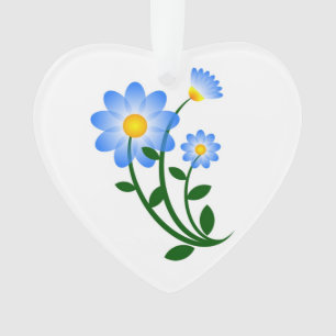 Fleurs bleues