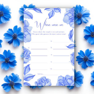 Fleurs Bleues Baby shower Où étions-nous