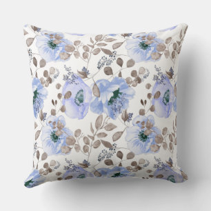 Fleurs Bleues Décor Agritouriste Lève Oreiller