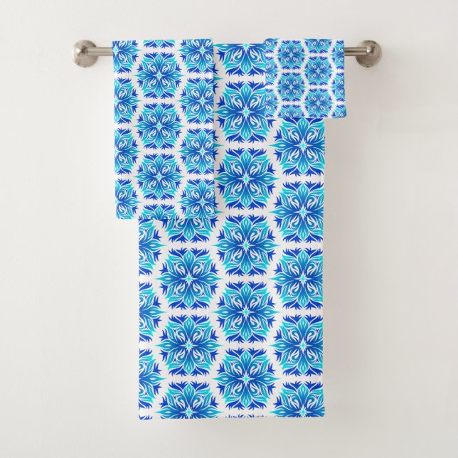 Fleurs Bleues, Motif De Fleurs, Modèle Floral (En situation)