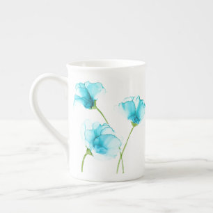 Fleurs bleues os Chine Mug
