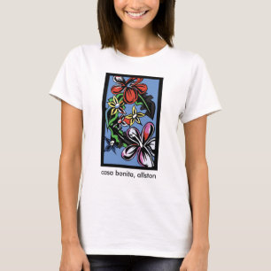 Fleurs bleues, T-shirt de Bonita de maison
