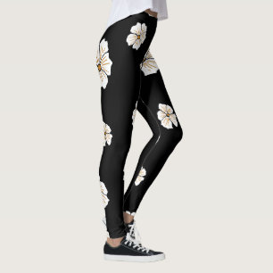 Fleurs Bloom Imprimer Leggings - Design et confort